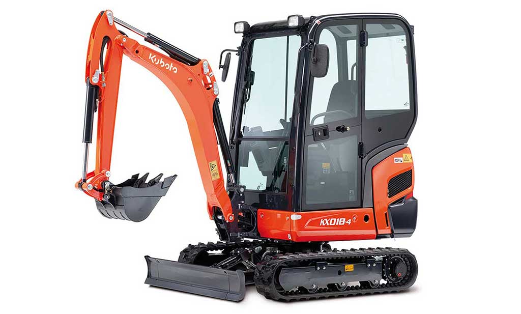 Kubota KX018-4 Kompakter Minibagger