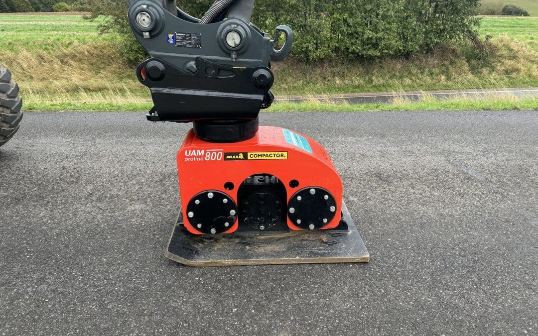 Allu HD 800 Anbauverdichter für Bagger