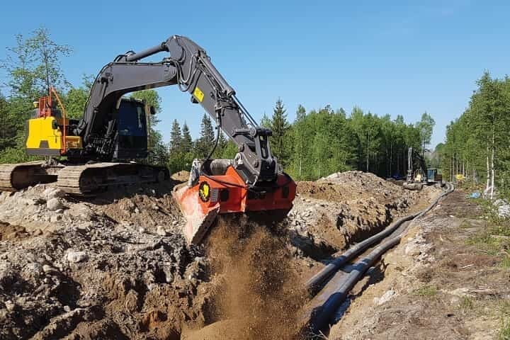 ALLU DN 3-17 Siebschaufel, Separatorschaufel, Transformer OQ70/55